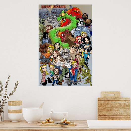 Brat-halla Cast Poster (Keuken)