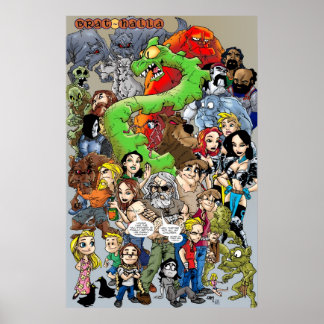 Brat-halla Cast Poster