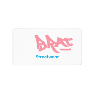 Brat logo etiket