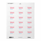 Brat logo etiket (Full Sheet)