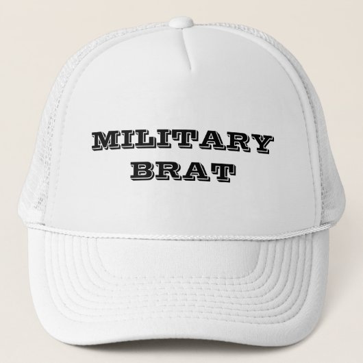 Brat militaire casquette (Devant)