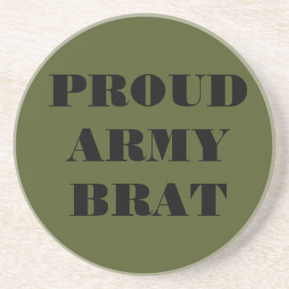 Brat onderzetter Proud Army