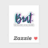 BRAT STICKER (Vel)