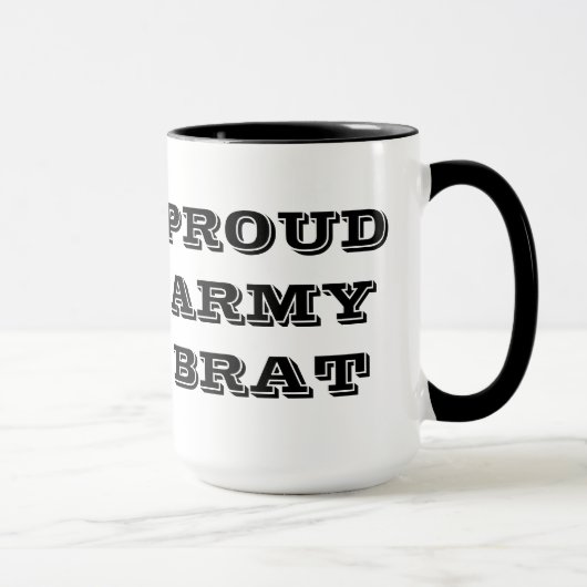 Brat van het mok Proud Army (Rechts)