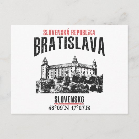 Bratislava Briefkaart (Voorkant)