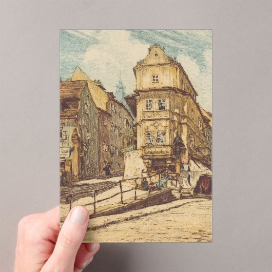 Bratislava by Richard Lux Acryl Uitnodigingen (Insitu (Draagbaar))