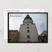 bratislava clocktower briefkaart (Voorkant / Achterkant)