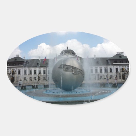 bratislava grasalkovich ovale sticker (Voorkant)