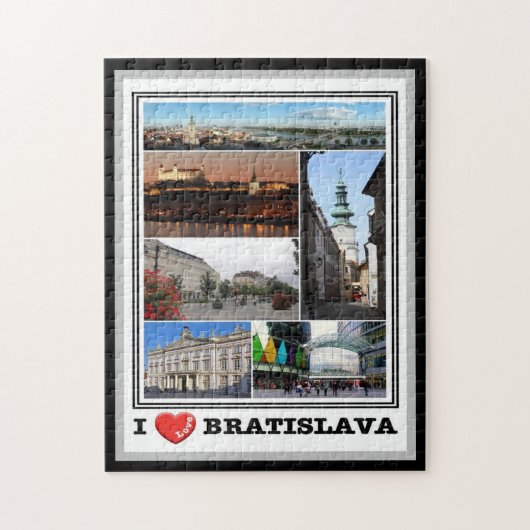 Bratislava - I Love - Slowakije - Legpuzzel (Verticaal)