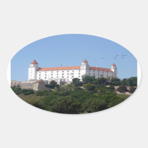 bratislava - kasteel ovale sticker