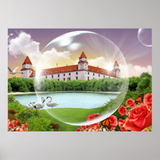 Bratislava kasteel poster