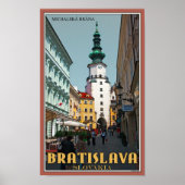 Bratislava - Michael's Tower Poster (Voorkant)