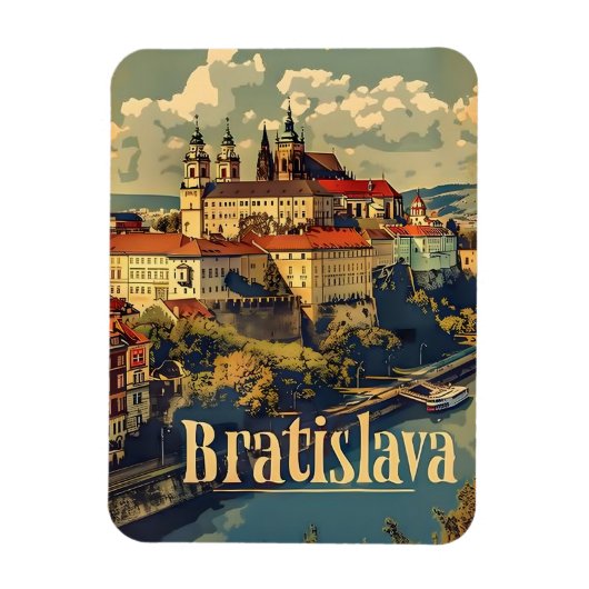 Bratislava reizen en magneet (Verticaal)