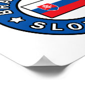 Bratislava Slovensko Poster (Hoek)
