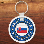 Bratislava Slovensko Sleutelhanger (Voorkant)