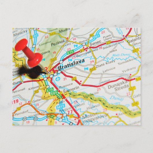 Bratislava, Slowakije Briefkaart (Voorkant)