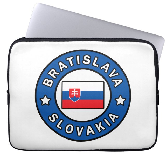 Bratislava Slowakije Laptop Sleeve (Voorkant)