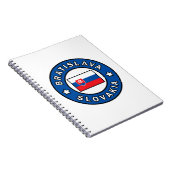 Bratislava Slowakije Notitieboek (Rechterzijde)