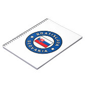 Bratislava Slowakije Notitieboek (Linkerzijde)