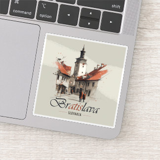  Bratislava Slowakije Reizen, Oude stadstoren Sticker