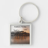 BRATISLAVA, SLOWAKIJE RIVIER DE DONAU SLEUTELHANGER (Voorkant)