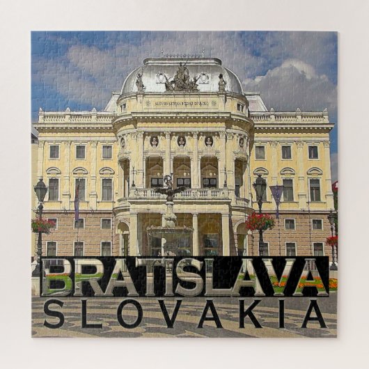 Bratislava Square Puzzle Legpuzzel (Verticaal)