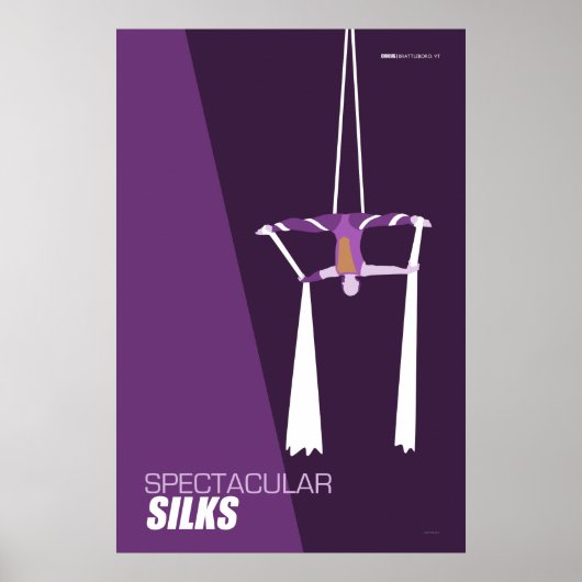 Brattleboro Circus Poster Series - Silks (Voorkant)