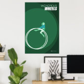 Brattleboro Circus Poster Series - Wheels (Thuiskantoor)
