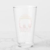 Brattleboro Vermont Retro Beer Glas (Achterkant)