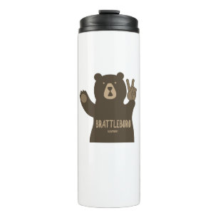 Brattleboro Vermont Vredesbeer Thermosbeker