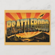 Brattleboro VT Rivier Latchis Theater Berg Kunst