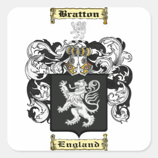 Bratton Vierkante Sticker