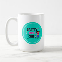 Bratty Inner Child Klassieke Mok, 330 ml