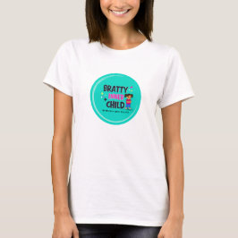 Bratty Inner Child Logo  T-shirt
