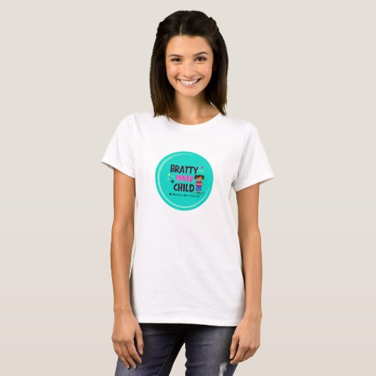 Bratty Inner Child Logo  T-shirt (Voorkant volledig)