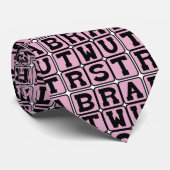 Bratwurst, Duitse worst Stropdas (Opgerold)