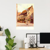 Bratwurstglöcklein, Nürnberg Duitsland 1910  Poster (Thuiskantoor)