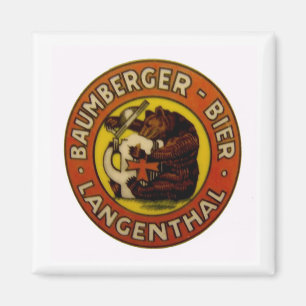 Brauerei Baumberger Langenthal Magnet Magneet