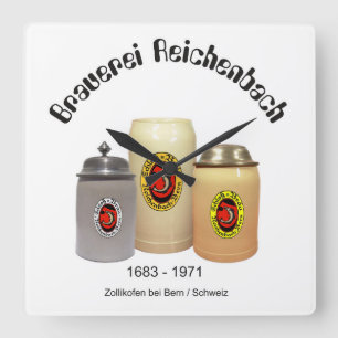 Brauerei Reichenbach Zollikofen Uhr Vierkante Klok