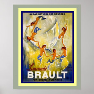 Brault Limonade French Ad Poster 16 x 20
