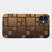 Braun gemustert Case-Mate iPhone case (Achterkant (horizontaal))