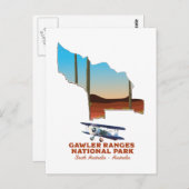 Brauneck Bavaria, Duitsland Ski poster Briefkaart (Voorkant / Achterkant)