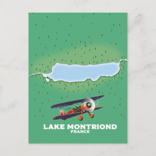 Brauneck Beieren, Duitsland Ski-poster Briefkaart