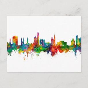 Braunschweig Duitsland Skyline Briefkaart