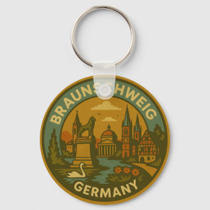 Braunschweig Duitsland Stadsbeeld Sleutelhanger