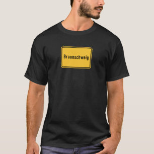 Braunschweig, Duitsland wegwijzer T-shirt