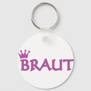 Braut pictogram sleutelhanger