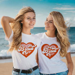 Braut Und Team Braut Bachelorette Coeur Rétro<br><div class="desc">Braut Und Team Braut Bachelorette Retro Coeur T-shirt Mariée Babe T-shirt Mariée Retro Mariée La Mariée Vintage Devenir la Mariée de la MariéeTribe</div>