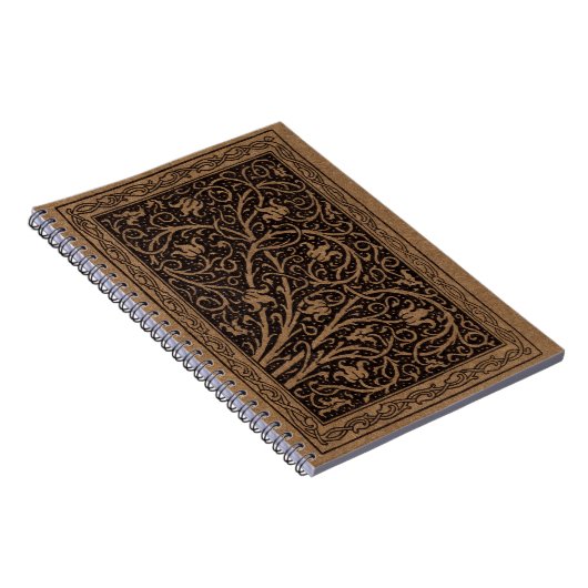 brauwen, bruin en zwart notitieboek (Rechterzijde)