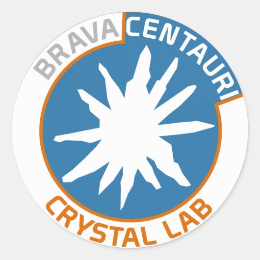 Brava Centauri Crystal Lab Sticker (vel van 20) (Voorkant)